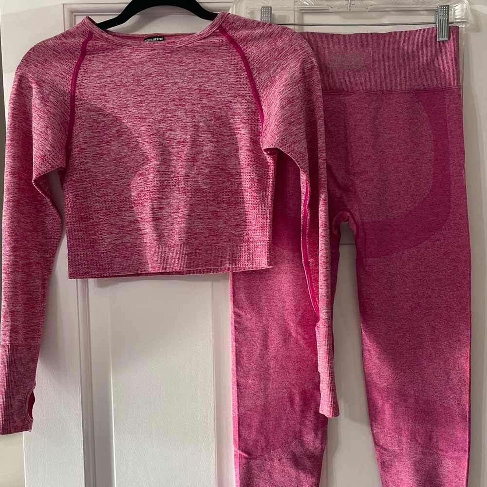 Victoria’s Secret PINK Active Workout Set | Size M | Pink